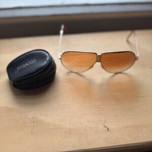 Vintage Ferarri Aviator Sunglasses With Case